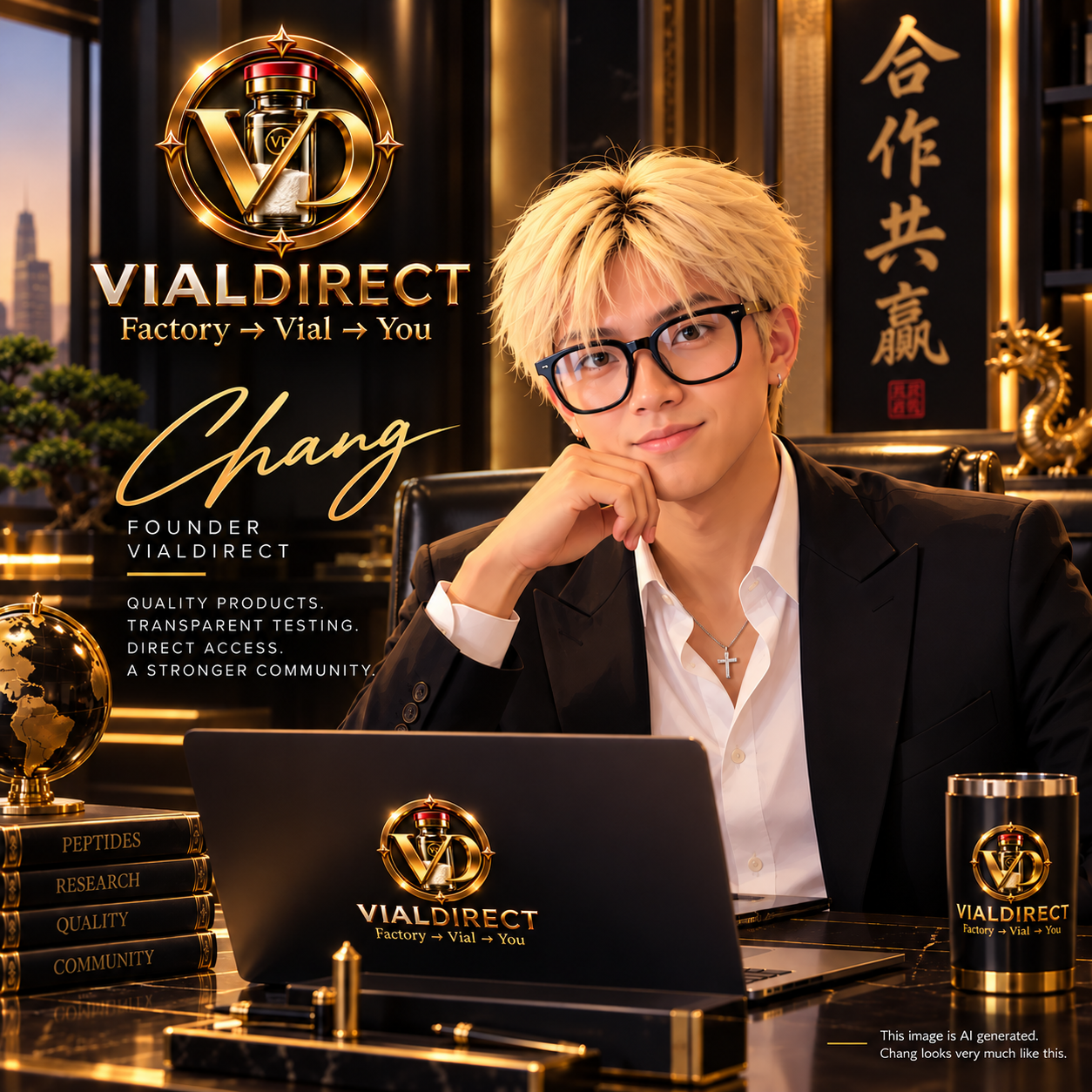 Chang, the founder of VialDirect